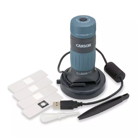 JUCARII - Microscop digital USB cu iluminare LED, 90x-480x, zPix 300 - Carson - BazaRapid.ro