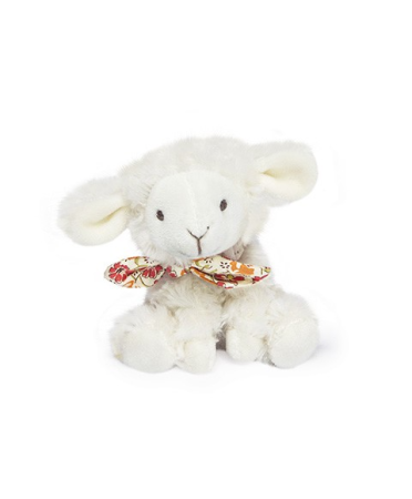 Jucarii Bebelusi si Plus - Mielusel Doudou - jucarie de plus, 12 cm, cu esarfa - Doudou et Compagnie - BazaRapid.ro