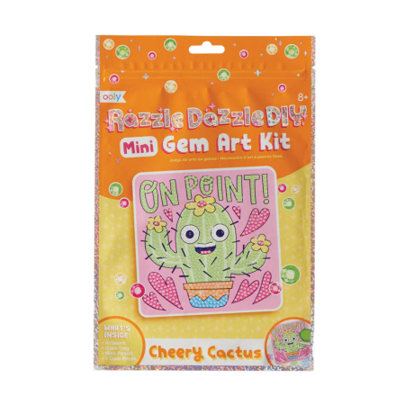 RECHIZITE CREATIVE - Mini Atelier creativ DIY cu diamante - Cheery Cactus - Ooly - BazaRapid.ro