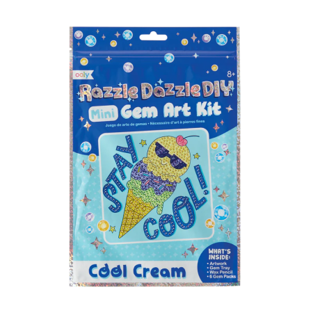 RECHIZITE CREATIVE - Mini Atelier creativ DIY cu diamante - Cool Icecream - Ooly - BazaRapid.ro