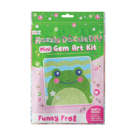 RECHIZITE CREATIVE - Mini Atelier creativ DIY cu diamante - Funny Frog - Ooly - BazaRapid.ro