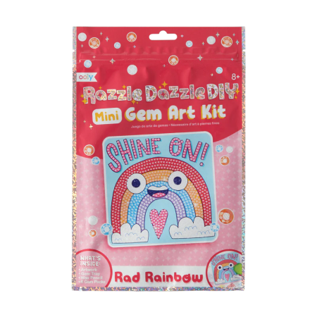 RECHIZITE CREATIVE - Mini Atelier creativ DIY cu diamante - Rad Rainbow - Ooly - BazaRapid.ro