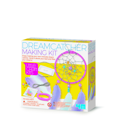 Arts Crafts - Mini set creativ - Dreamcatcher, LittleCraft - 4M - BazaRapid.ro