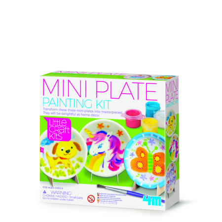 STEM educativ - Mini set creativ - Farfurioare, LittleCraft - 4M - BazaRapid.ro