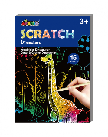 Arts Crafts - Mini set de razuit - Dinozauri - Avenir - BazaRapid.ro