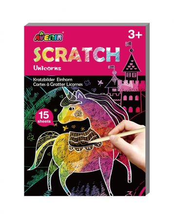 Arts Crafts - Mini set de razuit - Unicorni - Avenir - BazaRapid.ro
