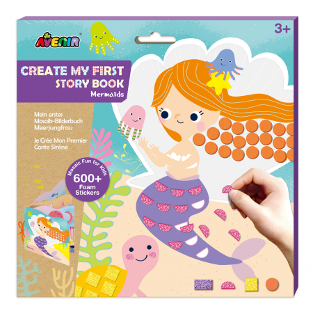 Arts Crafts - Mozaic Prima mea carte de povesti - Sirene - Avenir - BazaRapid.ro