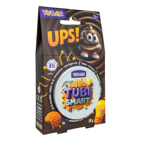 Slime si Jucarii Senzoriale - Plastilina creativa inteligenta TUBI SMART - Ups!, 50 g - Tuban - BazaRapid.ro