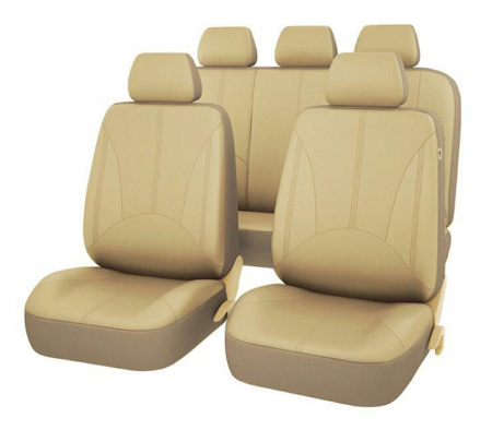 Auto - Moto - Set 11 huse scaun auto Universale din piele ecologica Bej, AG338F