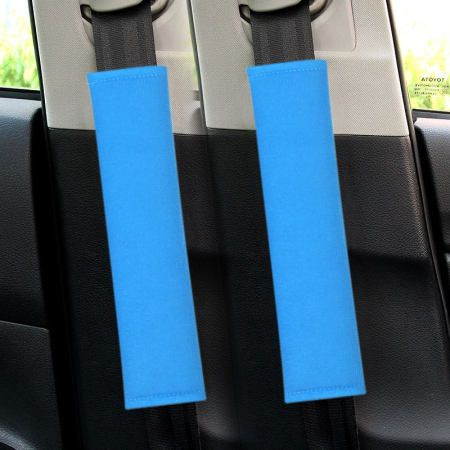 Accesorii Autoturisme - Set 2 perne de protectie pentru centura, culoare Albastra