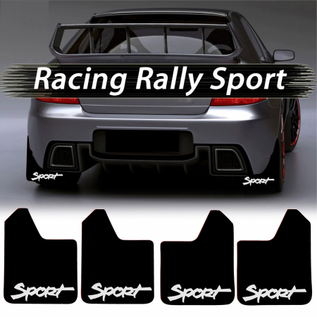 Aparatori Noroi - Set 4 Aparatori Noroi SPORT din cauciuc pentru autoturisme, universale,  model Sport, dimensiune 30 x 23cm