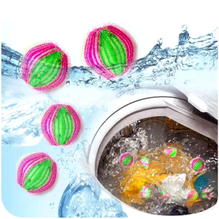 CASA SI GRADINA - Set 6 bile anti-scamosare pentru masina de spalat