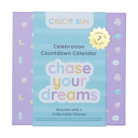 RECHIZITE CREATIVE - Set cadou bratara si charmuri - Calendar pentru sarbatorit evenimente Chase Your Dream - Ooly - BazaRapid.ro