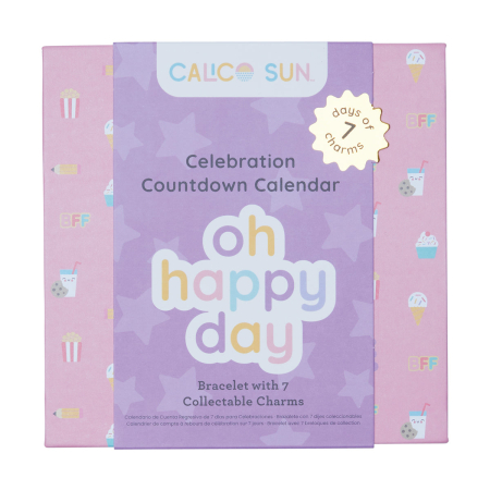 RECHIZITE CREATIVE - Set cadou bratara si charmuri - Calendar pentru sarbatorit evenimente - Oh Happy Day - Ooly - BazaRapid.ro