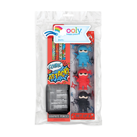 RECHIZITE CREATIVE - Set cadou Happy Pack - Comic Attack - Ooly - BazaRapid.ro