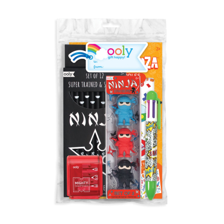 RECHIZITE CREATIVE - Set cadou Happy Pack - Cool Ninjas - Ooly - BazaRapid.ro