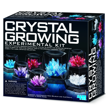 STEM educativ - Set complet de experimente pentru crescut Cristale - 4M - BazaRapid.ro