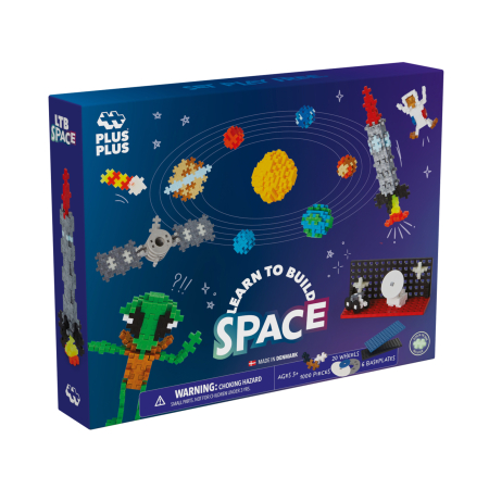 Seturi Constructie - Set constructie Plus-Plus, 1000 piese, Spatiu - Plus Plus - BazaRapid.ro