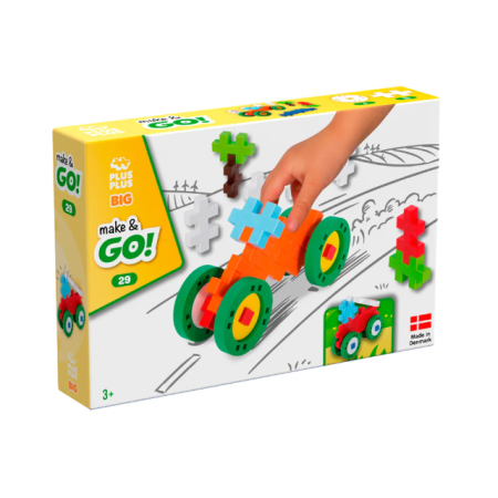 Seturi Constructie - Set constructie Plus-Plus MakeGo, 29 piese mari - Plus Plus - BazaRapid.ro