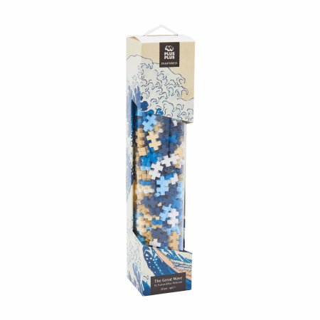 Seturi Constructie - Set constructie Plus-Plus, tub creare tablou, Inspirat de Hokusai - Plus Plus - BazaRapid.ro