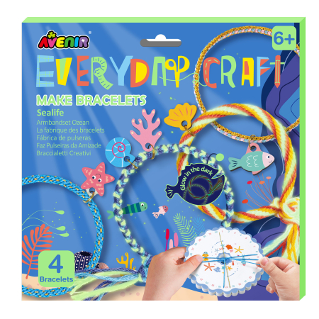 Arts Crafts - Set creativ Everyday Craft - confectioneaza Bratari Marine - Avenir - BazaRapid.ro