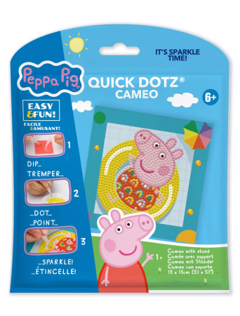 JUCARII - Set creativ pictura cu diamante - Peppa Pig - Diamond Dotz® - BazaRapid.ro