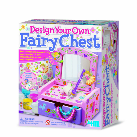 Arts Crafts - Set creativ - Realizeaza propria cutie de bijuterii - 4M - BazaRapid.ro