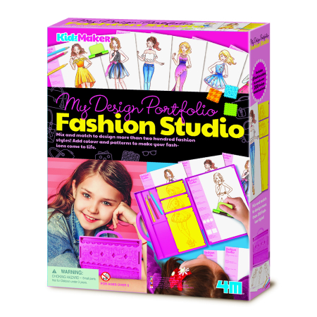 Arts Crafts - Set creativ - Studio Fashion Designer - 4M - BazaRapid.ro