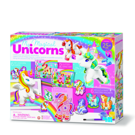 Arts Crafts - Set creativ - Unicorni magici - 4M - BazaRapid.ro