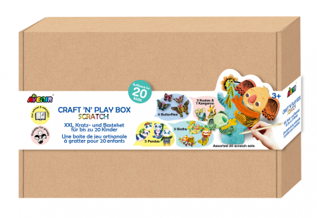 Set creativ XXL de razuit - Craft N Play Box - Avenir - BazaRapid.ro