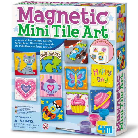 Arts Crafts - Set cu placute creative de pictat - magnetic - 4M - BazaRapid.ro