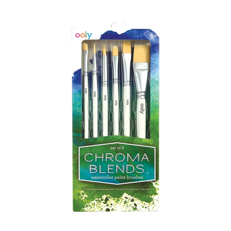 RECHIZITE CREATIVE - Set de 6 pensule universale, Chroma Blends - Ooly - BazaRapid.ro