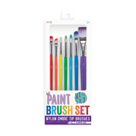 RECHIZITE CREATIVE - Set de 7 pensule universale, colorate - Ooly - BazaRapid.ro