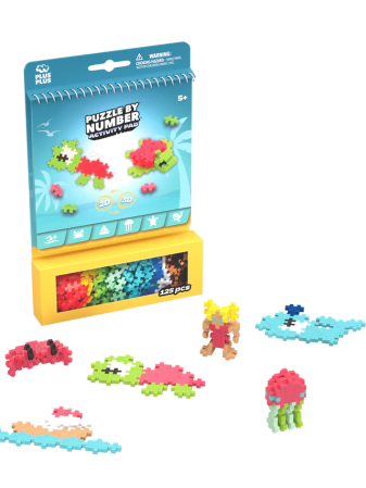 Seturi Constructie - Set de Activitati Plus-Plus, 125 piese, Ocean - Plus Plus - BazaRapid.ro