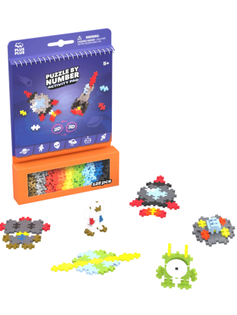 Seturi Constructie - Set de Activitati Plus-Plus, 125 piese, Spatiu - Plus Plus - BazaRapid.ro
