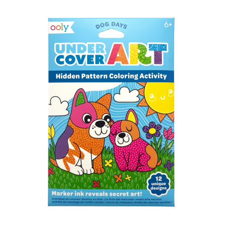 RECHIZITE CREATIVE - Set de colorat cu modele secrete Undercover Art - Catei - Ooly - BazaRapid.ro