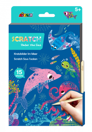 Arts Crafts - Set de razuit A5 - Subacvatic - Avenir - BazaRapid.ro