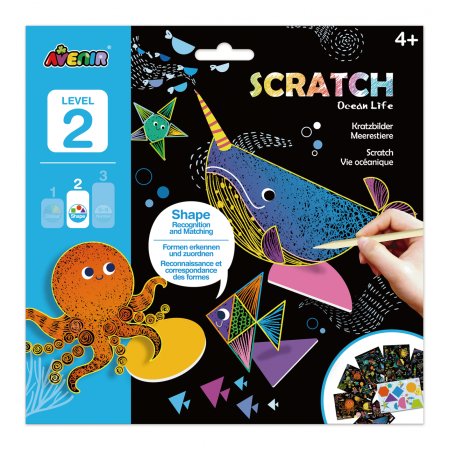 Arts Crafts - Set de razuit - Ocean Nivel 2 - Avenir - BazaRapid.ro