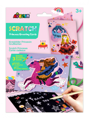 JUCARII - Set de razuit si realizat Felicitari - Printese - Avenir - BazaRapid.ro