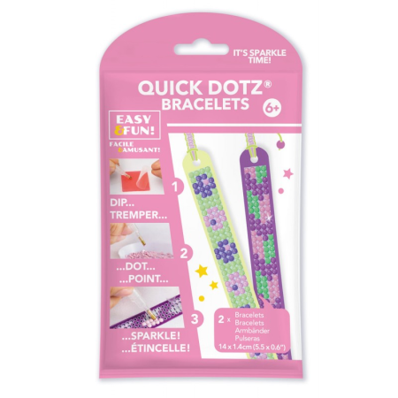 JUCARII - Set DIY creativ - bratari Spring, pictura cu diamante - Diamond Dotz® - BazaRapid.ro