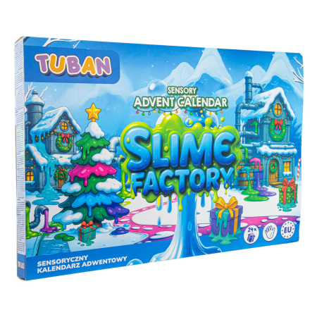 Slime si Jucarii Senzoriale - Set DIY experimente Calendar de Advent , , , Fabrica de Slime - Tuban - BazaRapid.ro