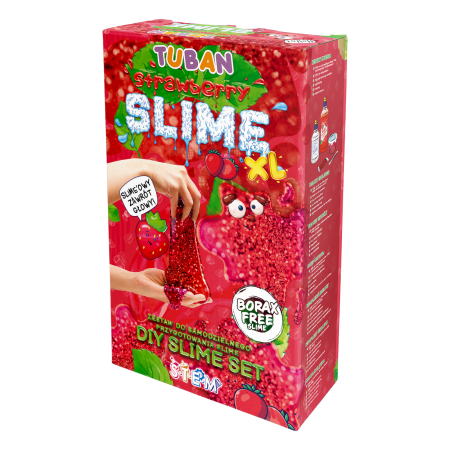 Slime si Jucarii Senzoriale - Set DIY experimente SLIME , CAPSUNI XL - Tuban - BazaRapid.ro