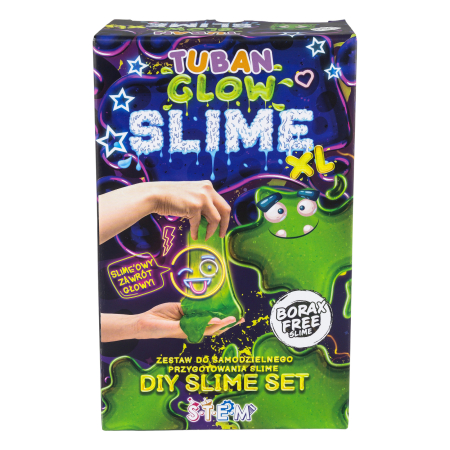 Slime si Jucarii Senzoriale - Set DIY experimente SLIME , GLOW IN THE DARK XL - Tuban - BazaRapid.ro