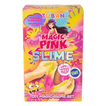 Slime si Jucarii Senzoriale - Set DIY experimente SLIME , MAGIC PINK XL - Tuban - BazaRapid.ro