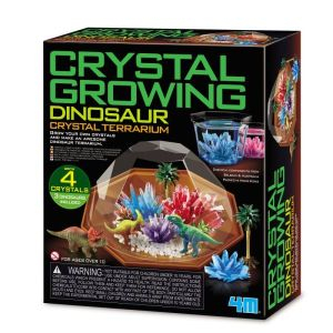 STEM educativ - Set experimente de crescut Cristale, terariu cu Dinozauri - 4M - BazaRapid.ro