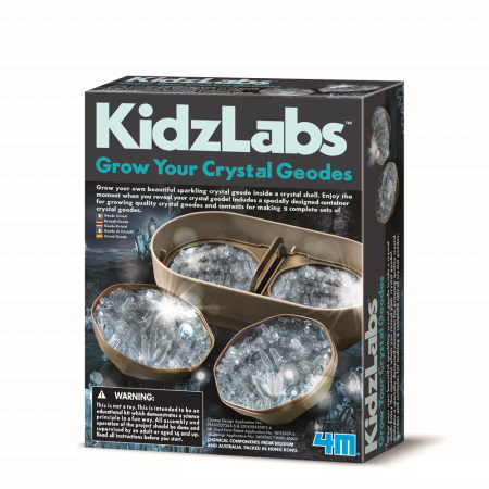 STEM educativ - Set experimente de crescut geode de cristal - 4M - BazaRapid.ro