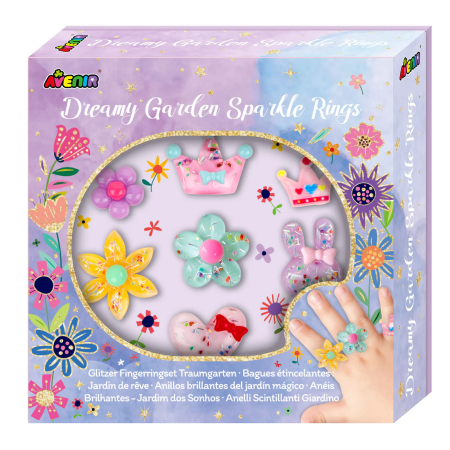 JUCARII - Set inele stralucitoare , zGradina de vis, , Fancy Me - Avenir - BazaRapid.ro