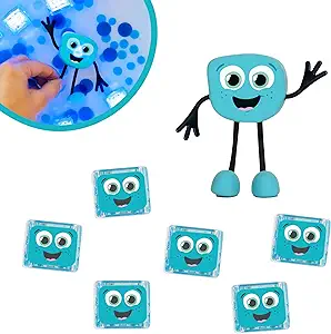 Slime si Jucarii Senzoriale - Set senzorial luminos Blair - Glo Pal, albastru - Glo Pals - BazaRapid.ro