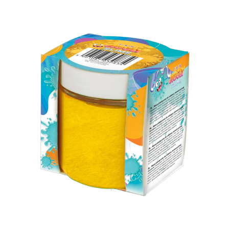 Slime si Jucarii Senzoriale - Slime in cutie JIGGLY SLIME , auriu perlat, 100 g - Tuban - BazaRapid.ro