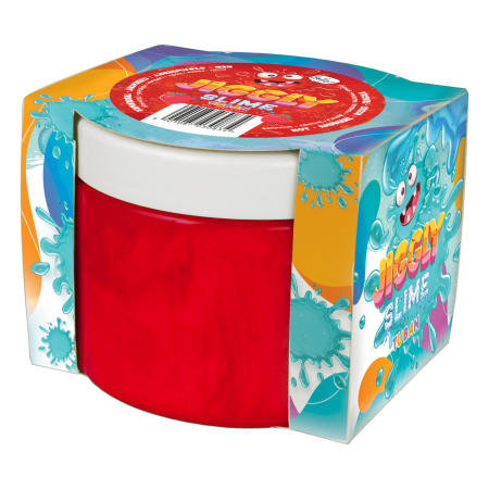 Slime si Jucarii Senzoriale - Slime in cutie JIGGLY SLIME , capsuni, 500 g - Tuban - BazaRapid.ro